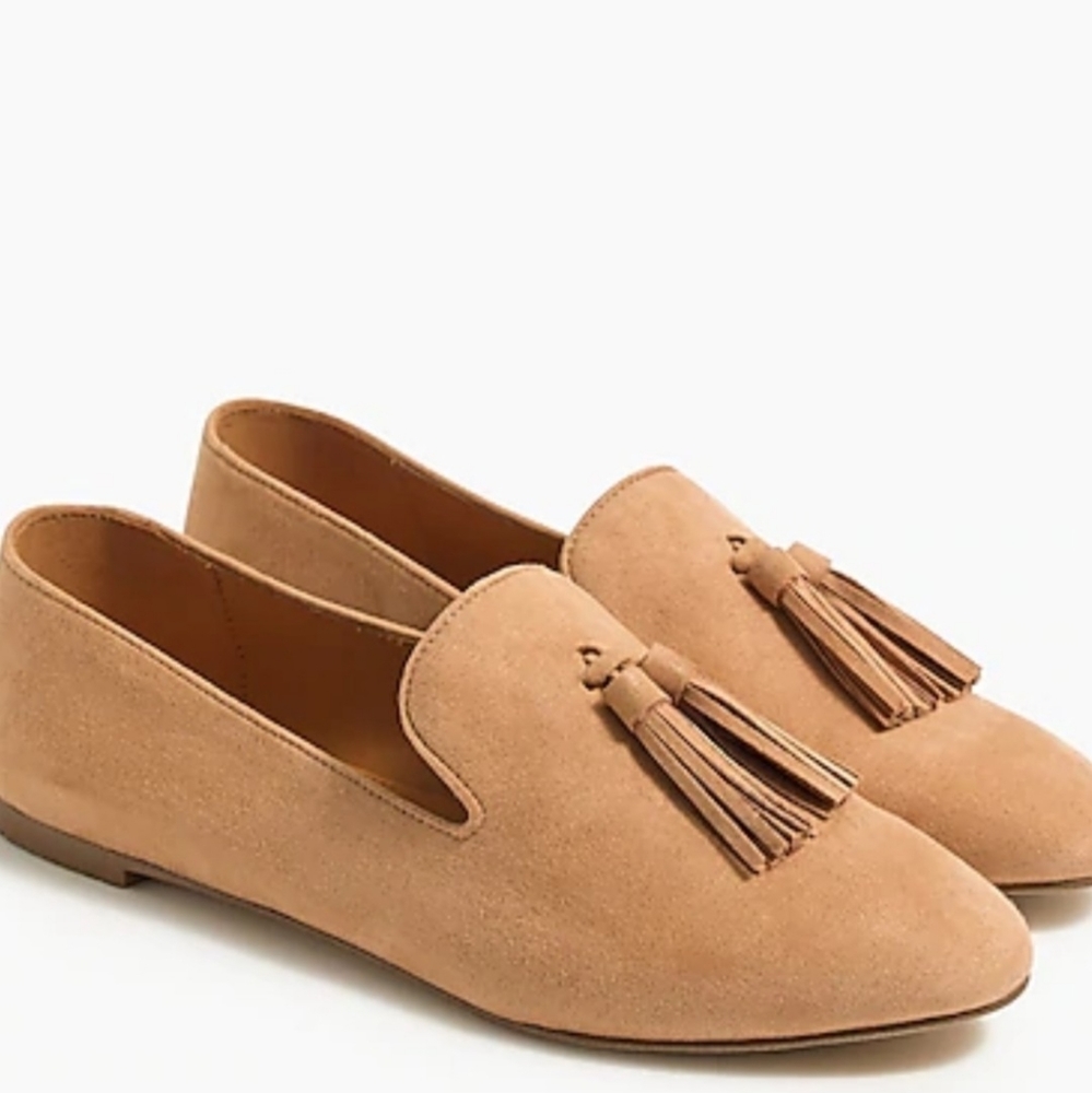 Micro Suede Smoking Tassel Loafers